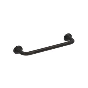 Immagine di Maniglia per mobili HZ0799 interasse mm 128 in lega di zinco vintage ferro nero 