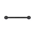 Immagine di Maniglia per mobili HZ0799 interasse mm 128 in lega di zinco vintage ferro nero 
