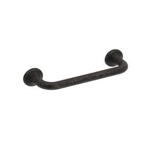Immagine di Maniglia per mobili HZ0799 interasse mm 96 in lega di zinco vintage ferro nero 