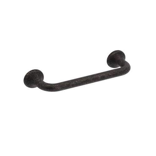 Immagine di Maniglia per mobili HZ0799 interasse mm 96 in lega di zinco vintage ferro nero 