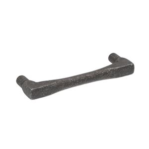 Immagine di Maniglia per mobili HZ0555 interasse mm 96 in lega di zinco vintage ferro nero 