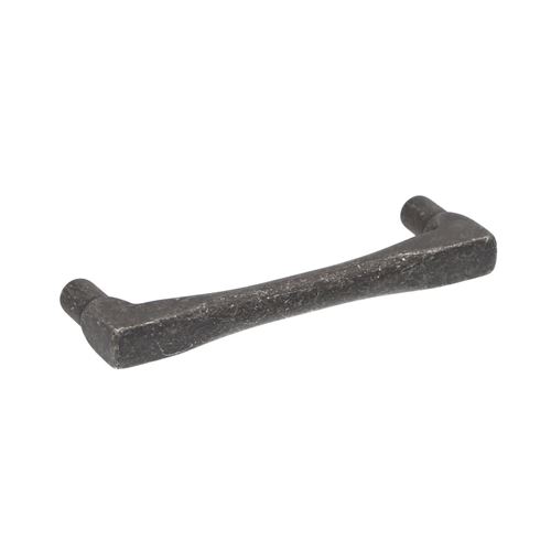 Immagine di Maniglia per mobili HZ0555 interasse mm 96 in lega di zinco vintage ferro nero 