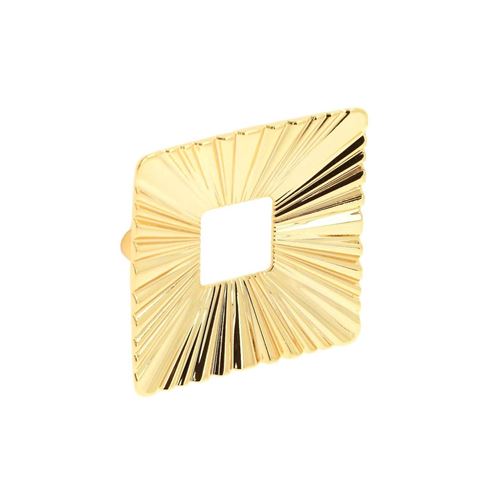 Immagine di Maniglia per mobili HZ0793 interasse mm 48 in lega di zinco placcato oro 