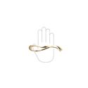 Immagine di Maniglia per mobili HZ0637 interasse mm 160 in lega di zinco placcato oro 