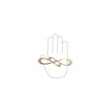 Immagine di Maniglia per mobili HZ0602 interasse mm 128 in lega di zinco placcato oro 