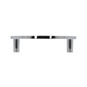 Immagine di Maniglia per mobili HZ0470 interasse mm 80 diametro mm 100 in lega di zinco cromo lucido 