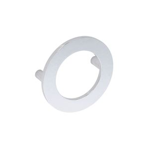 Immagine di Maniglia per mobili HZ0470 interasse mm 64 diametro mm 80 in lega di zinco cromo lucido 