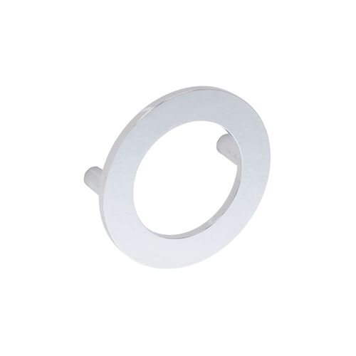 Immagine di Maniglia per mobili HZ0470 interasse mm 64 diametro mm 80 in lega di zinco cromo lucido 