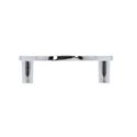 Immagine di Maniglia per mobili HZ0470 interasse mm 64 diametro mm 80 in lega di zinco cromo lucido 