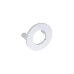 Immagine di Maniglia per mobili HZ0470 interasse mm 40 diametro mm 52 in lega di zinco cromo lucido 