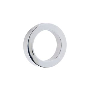 Immagine di Maniglia per mobili HZ0317 interasse mm 32 in lega di zinco cromo lucido 