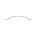 Immagine di Maniglia per mobili HZ0503 interasse mm 128 in lega di zinco royal bianco patina argento 