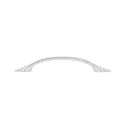 Immagine di Maniglia per mobili HZ0503 interasse mm 96 in lega di zinco royal bianco patina argento 