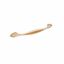 Immagine di Maniglia per mobili HZ0742 interasse mm 192 in lega di zinco royal avorio patina oro 