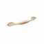 Immagine di Maniglia per mobili HZ0742 interasse mm 128 in lega di zinco royal avorio patina oro 