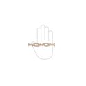 Immagine di Maniglia per mobili HZ0741 interasse mm 128 in lega di zinco royal avorio patina oro 