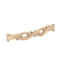 Immagine di Maniglia per mobili HZ0741 interasse mm 96 in lega di zinco royal avorio patina oro 