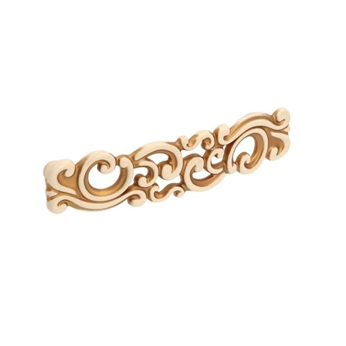 Immagine di Maniglia per mobili HZ0721 interasse mm 96 in lega di zinco royal avorio patina oro 