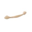 Immagine di Maniglia per mobili HZ0503 interasse mm 96 in lega di zinco royal avorio patina oro 