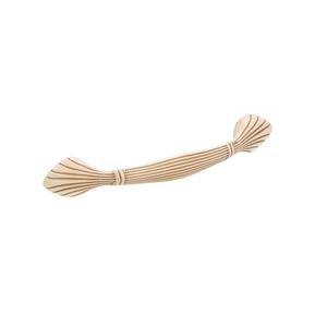 Immagine di Maniglia per mobili HZ0503 interasse mm 96 in lega di zinco royal avorio patina oro 