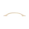 Immagine di Maniglia per mobili HZ0503 interasse mm 96 in lega di zinco royal avorio patina oro 