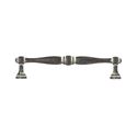Immagine di Maniglia per mobili HZ0619 interasse mm 128 in lega di zinco rusticall avorio 