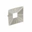Immagine di Maniglia per mobili HZ0793 interasse mm 48 in lega di zinco argento Nottingham 