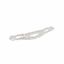 Immagine di Maniglia per mobili HZ0822 interasse mm 128 in lega di zinco argento Venezia 