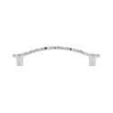 Immagine di Maniglia per mobili HZ0810 interasse mm 96 in lega di zinco argento Venezia 