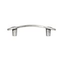Immagine di Maniglia per mobili HZ0614 interasse mm 64 in lega di zinco Argento vecchio graffiato 