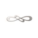 Immagine di Maniglia per mobili HZ0602 interasse mm 128 in lega di zinco Argento vecchio graffiato 