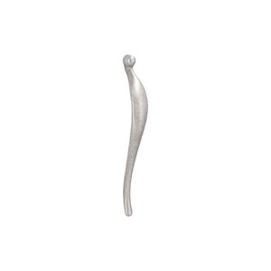 Immagine di Maniglia per mobili HZ0580 interasse mm 224 in lega di zinco Argento vecchio graffiato 