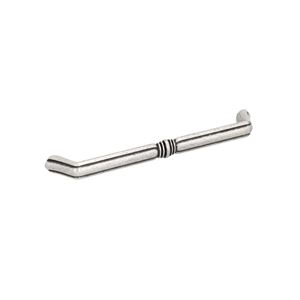 Immagine di Maniglia per mobili HZ0811 interasse mm 160 in lega di zinco argento vecchio brillante 