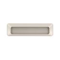 Immagine di Maniglia ad incasso HZ0835 interasse mm 128 in lega di zinco alucover platinum 