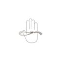 Immagine di Maniglia per mobili HZ0637 interasse mm 160 in lega di zinco argento vecchio brillante 