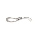 Immagine di Maniglia per mobili HZ0637 interasse mm 128 in lega di zinco argento vecchio brillante 
