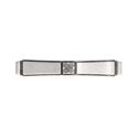 Immagine di Maniglia per mobili HZ0628 interasse mm 128 in lega di zinco argento vecchio brillante 