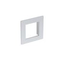 Immagine di Maniglia per mobili HZ0300 interasse mm 64 in lega di zinco verniciato alluminio opaco 