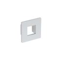 Immagine di Maniglia per mobili HZ0300 interasse mm 32 in lega di zinco verniciato alluminio opaco 
