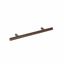 Immagine di Maniglia per mobili HZ0070 interasse mm 128 in acciaio inox grunge ferro ruggine 