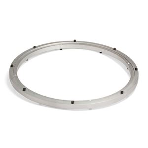 Immagine di Anello girevole in alluminio diametro esterno 450 mm finitura sabbiata 