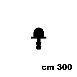 Immagine di Binario 620 alluminio anodizzato argento asta cm 300 da incassare per kit portata 20/80 kg 
