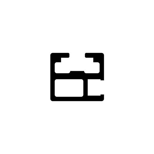 Immagine di Binario 1210 alluminio anodizzato argento asta cm 250 