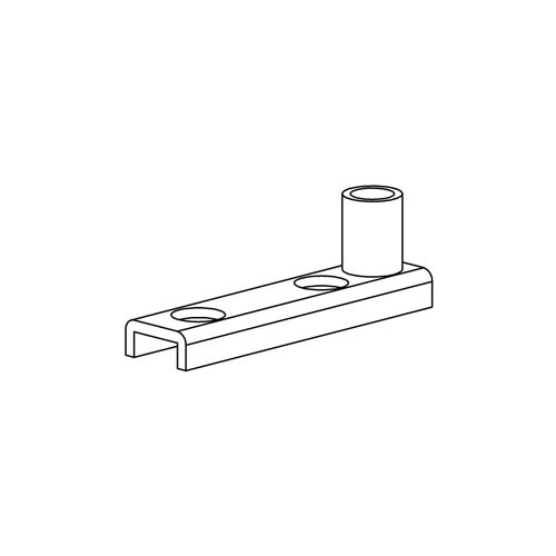Immagine di Guida di scorrimento inferiore 124 inox 