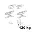Immagine di Kit Classic per porte scorrevoli portata 120 kg 