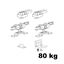 Immagine di Kit Classic per porte scorrevoli portata 80 kg 