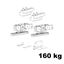 Immagine di Kit Eclettica per porte scorrevoli portata 160 kg 