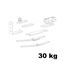 Immagine di Kit Foldy per porte a libro portata 30 kg 