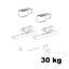 Immagine di Kit Hide per porte scorrevoli portata 30 kg 