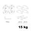 Immagine di Kit Scorribase per cristalli scorrevoli portata 15 kg 